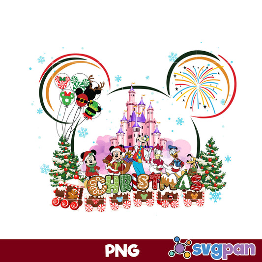 Family Disney Christmas PNG, Disney Christmas PNG
