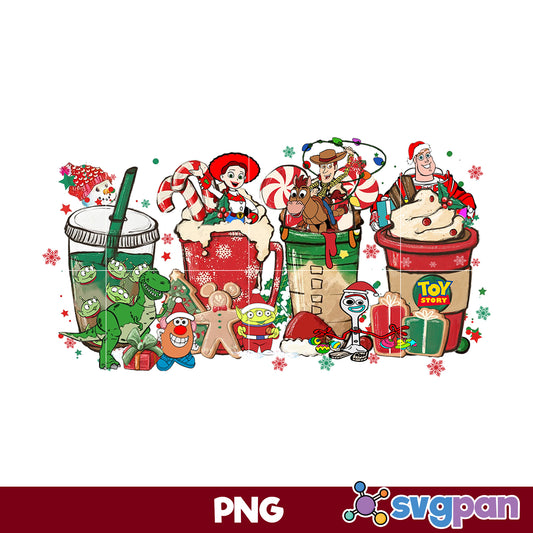 Lattle  Christmas Coffee Drink PNG, Christmas Coffee PNG File.
